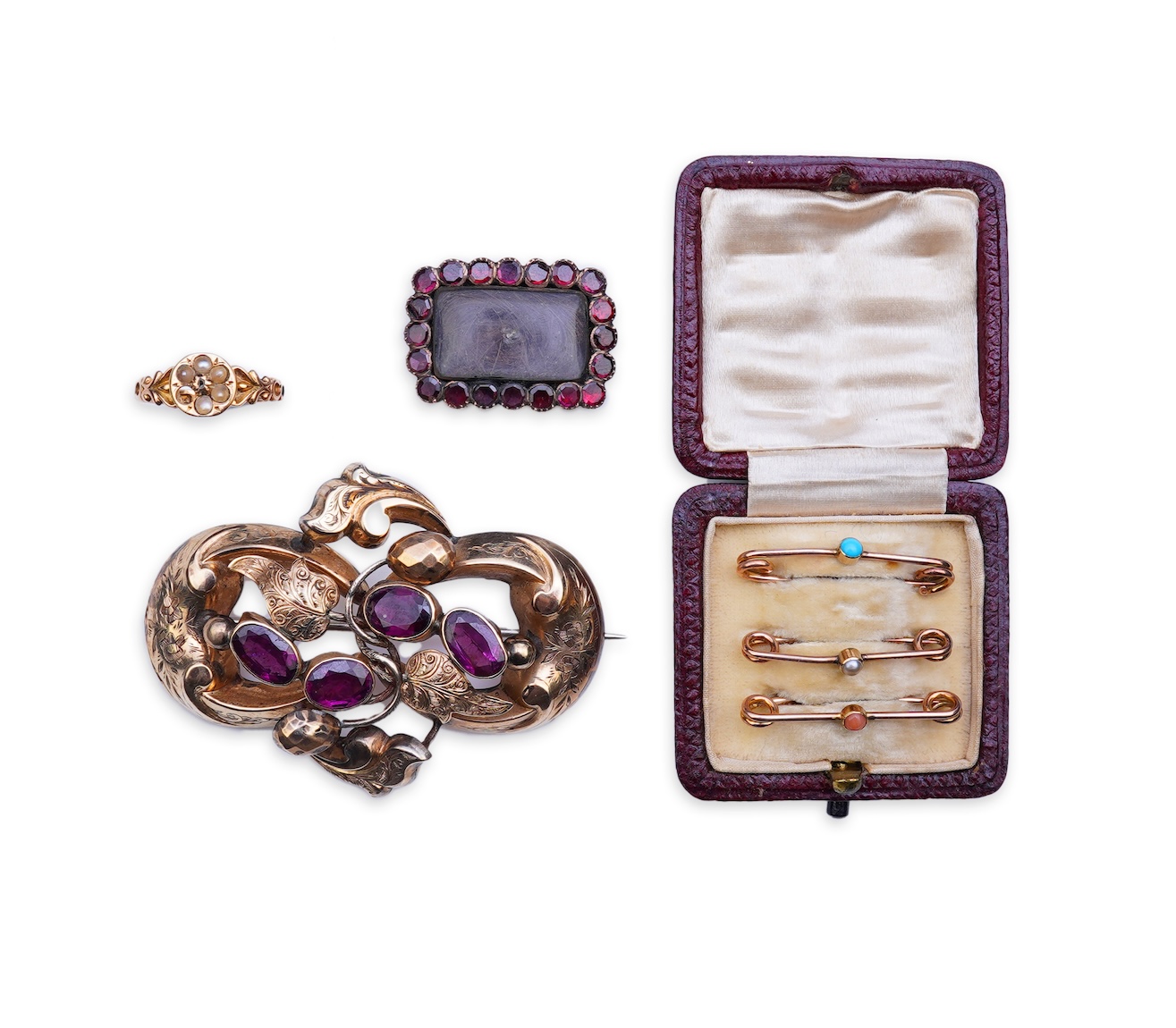 A collection of jewels, 19th century